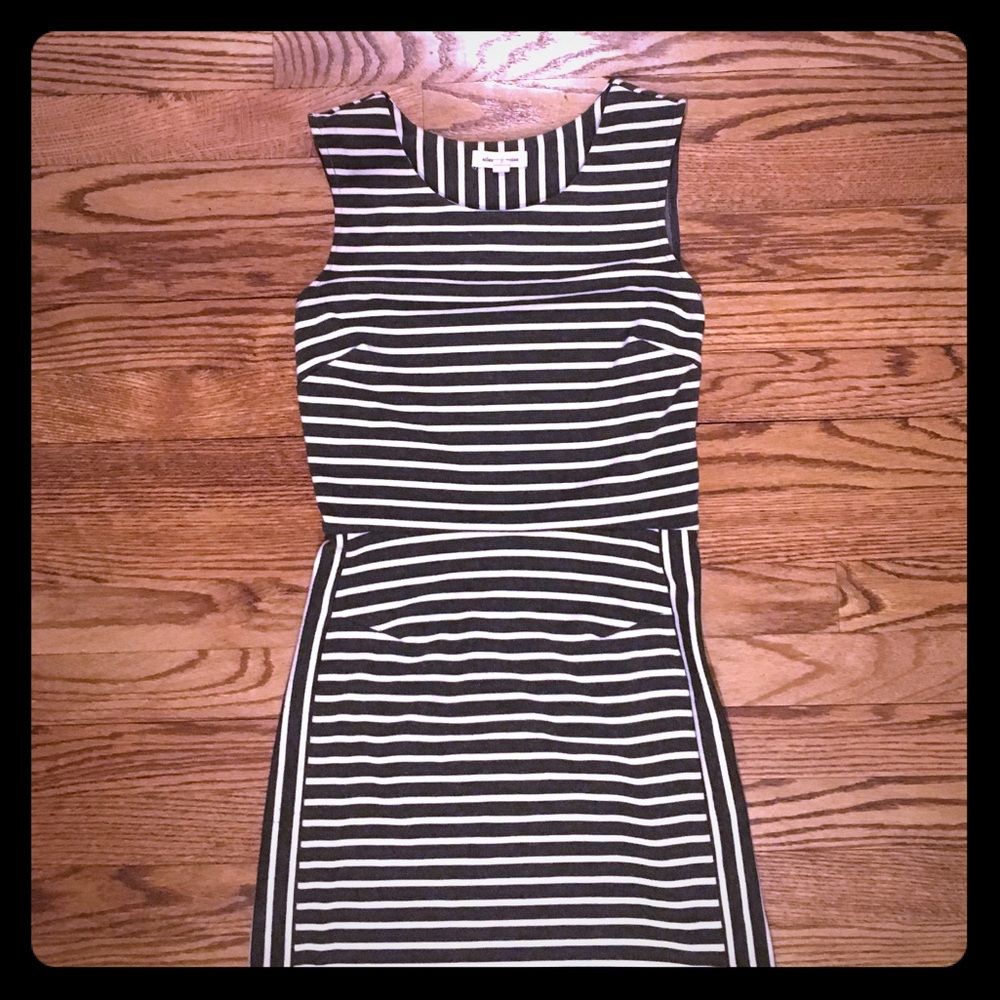 Silence + Noise striped shift dress